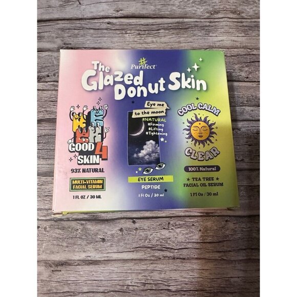 The Glazed Donut Skin Serum Trio - 1 fl oz each - Picture 1 of 3